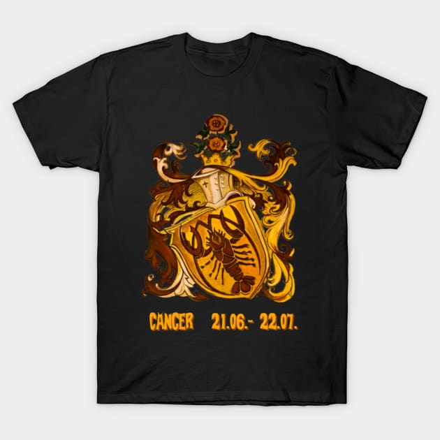 Cancer T-Shirt by Merilinwitch